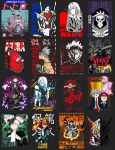 Anime designs